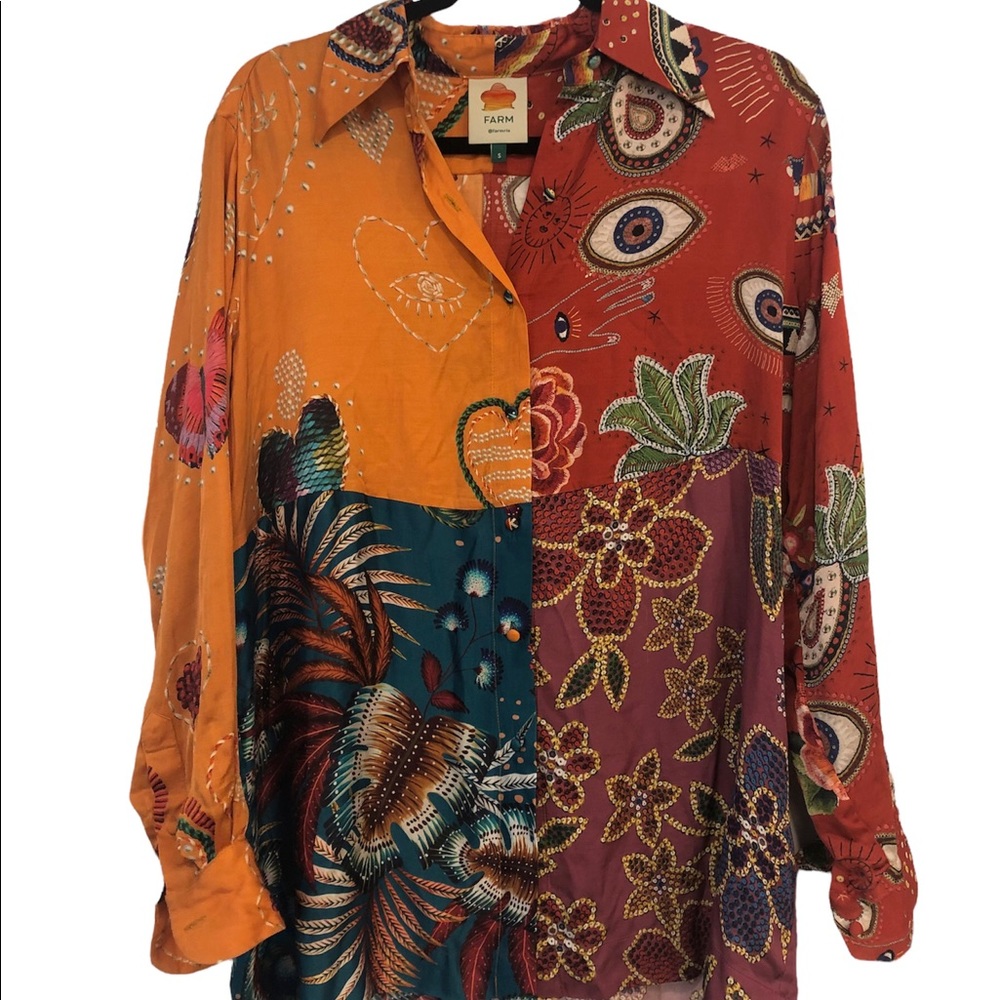 FARM Rio Oversized Button Up